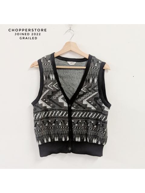 Other Designers Japanese Brand - Vintage Joynono Japan Sleveeless Cardigan Knitwear