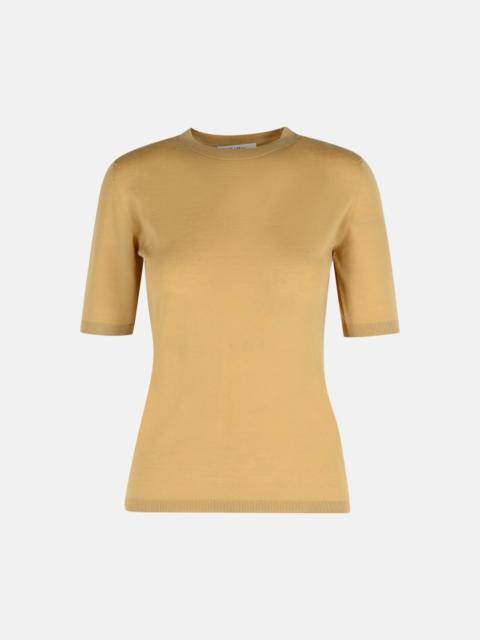 Max Mara 'GERICO' SAND VIRGIN WOOL SWEATER