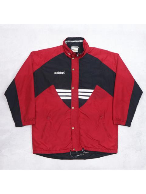 adidas Vintage 90s ADIDAS Big Logo Bomber Coat Windbreaker Jacket 