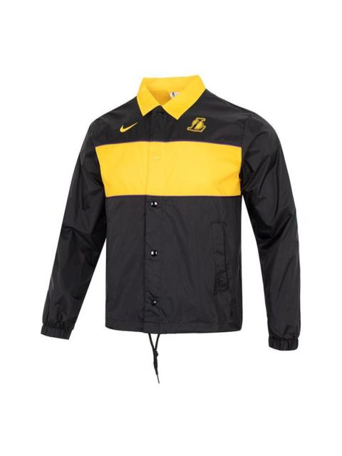 Nike Nike NBA Lakers coach jacket 'Black' DR2338-010