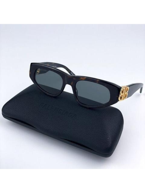 BALENCIAGA NEW Balenciaga BB0095S 002 Havana Brown Gold Green Cat Eye Unisex Sunglasses