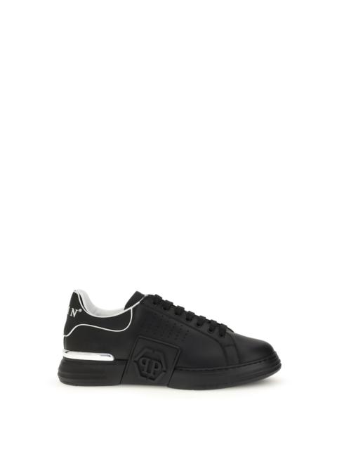 PHILIPP PLEIN Philipp Plein Low Top Hexagon Sneakers Black Men