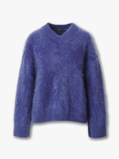 rag & bone Jada Brushed Cashmere V-Neck Sweater