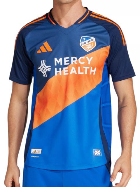 adidas adidas Adult FC Cincinnati 2025 Primary Authentic "Orange & Blue Legacy Kit" Jersey