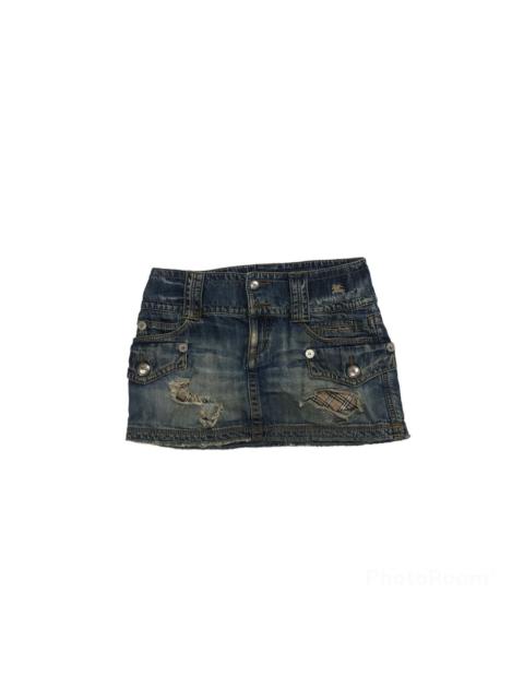 Other Designers Burberry Prorsum - Burberry Black Label Distressed Skirt