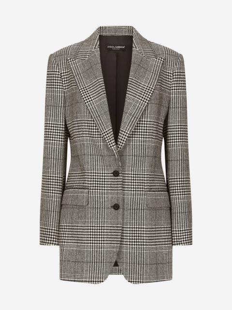 Dolce & Gabbana Single-breasted glen plaid jacket