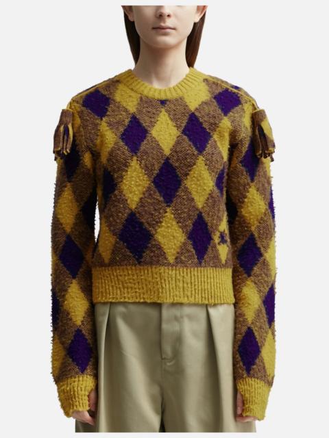 Burberry ARGYLE WOOL SWEATER