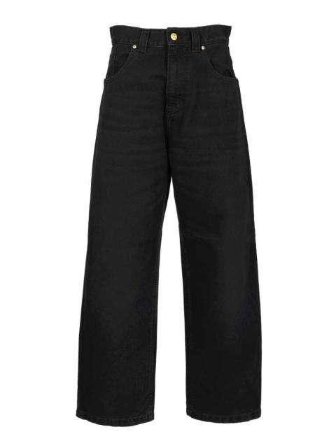 Carhartt Brandon Pant Organic Cotton Dearborn Canvas Trousers Black