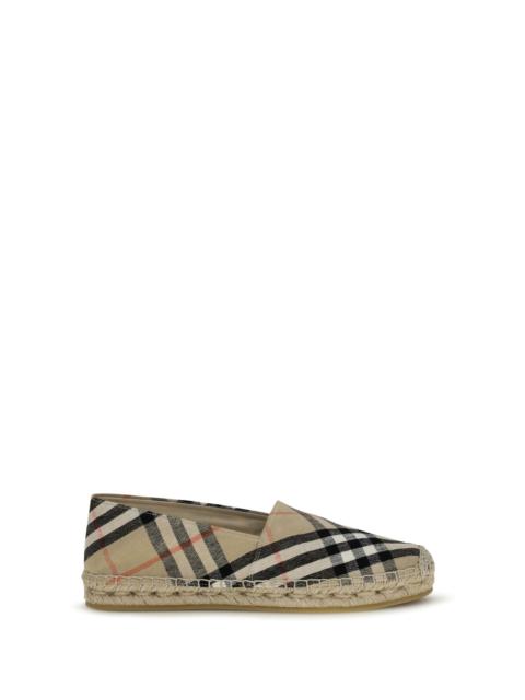 Burberry Burberry Mews Check Espadrilles Sand IP Check