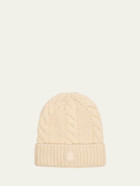 Men's Chunky Wool-Cashmere Beanie