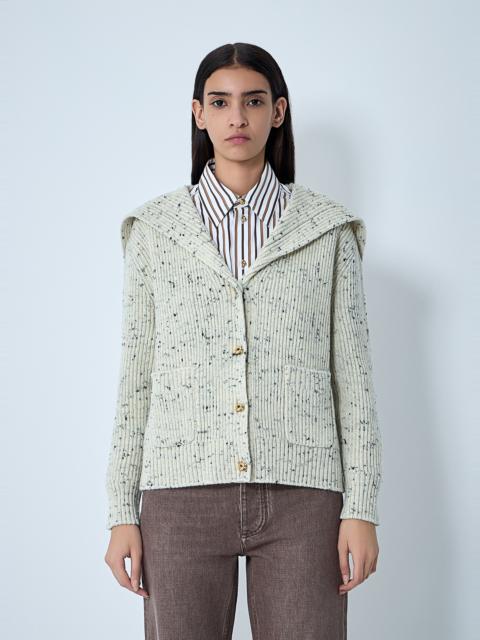 Bottega Veneta Wool English Rib Cardigan