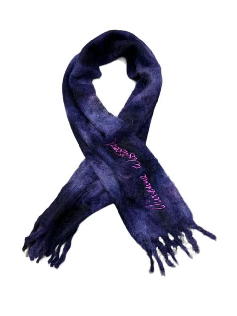 VIVIENNE WESTWOOD MOHAIR LANA WOOL ABSTRACT LONG SCARF