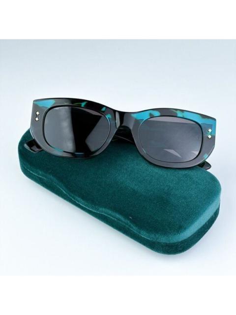 GUCCI NEW Gucci GG1215S 001 Havana Grey Rectangle Unisex Sunglasses GG 1215S