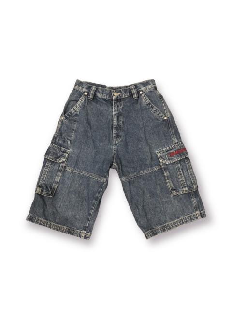 Other Designers Surf Style - PIKO brand multipocket cargo short denim