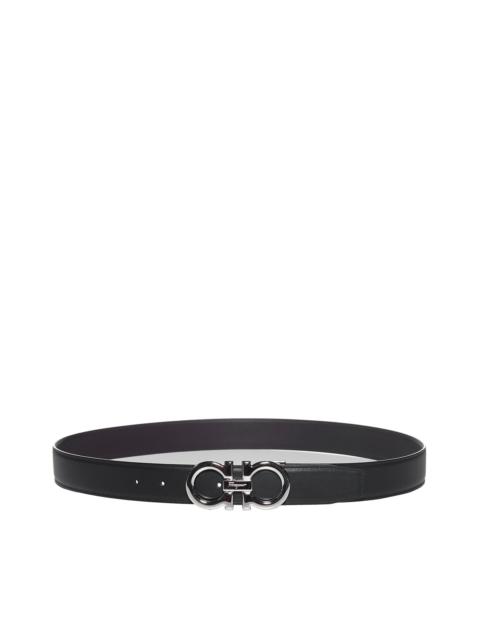 FERRAGAMO Gancini reversibile leather belt