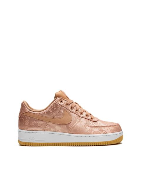 Nike x CLOT Air Force 1 PRM "Rose Gold Silk" sneakers