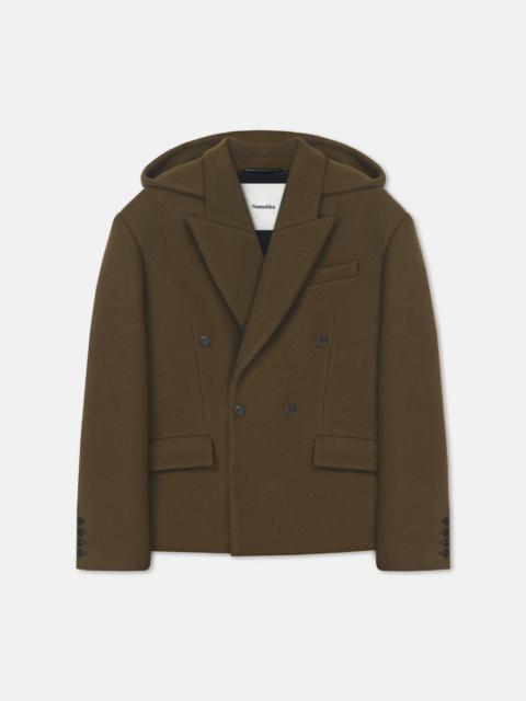 Nanushka Aged Felted Wool Blazer