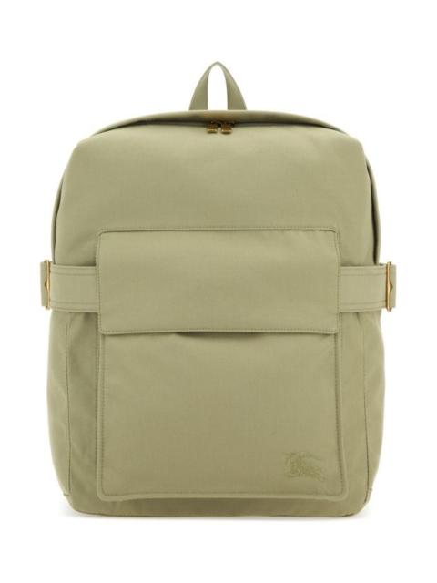 Burberry Man Pastel Green Polyester Blend Trench Backpack