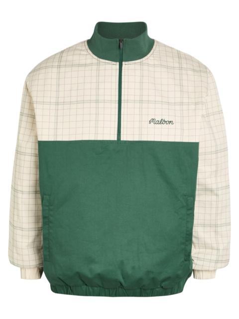 malbon Malbon Spruce Logo-embroidered Half-zip Cotton Jacket