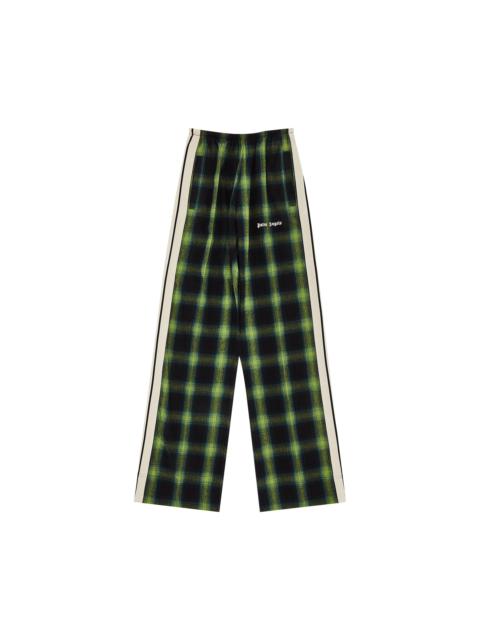 Palm Angels Palm Angels Classic Logo Check Loose Pants 'Green/Off White'