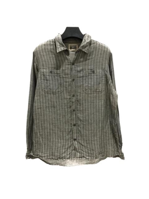 Other Designers Vintage - Vintage 90s Converse Striped Design Rockabilly Button Up