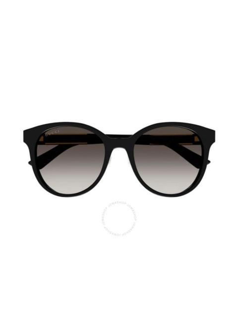 Gucci Gradient Grey Oval Ladies Sunglasses GG1191SK 001 56