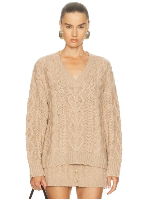 LoveShackFancy Croisette Pullover Sweater