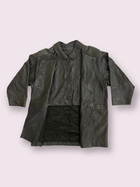 Other Designers Vintage - vintage Moschino jacket milano italy leather jacket