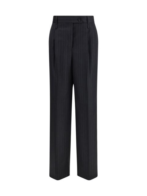 FERRAGAMO Ferragamo Women Pinstripe Wool Trousers