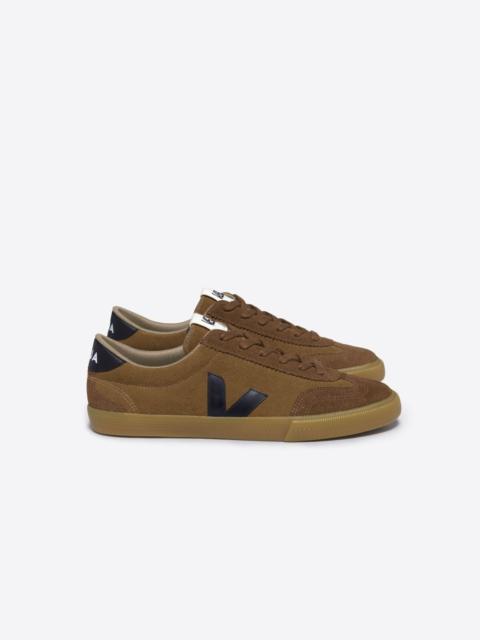 VEJA VOLLEY SUEDE CAMEL BLACK