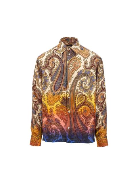 Etro Etro Men Printed Silk Shirt