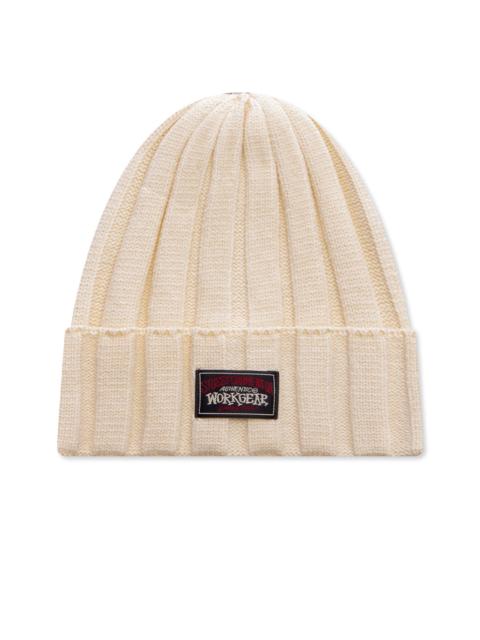 Stüssy WORKWEAR CUFF BEANIE - IVORY