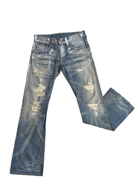Other Designers Edwin - Edwin Distressed denim Flare Jeans
