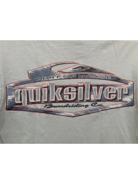 Other Designers Vintage - Vintage Quiksilver Tee Surf Skate spell out Stitch Big Logo