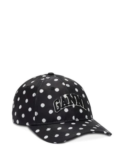 GANNI Printed Nylon Cap