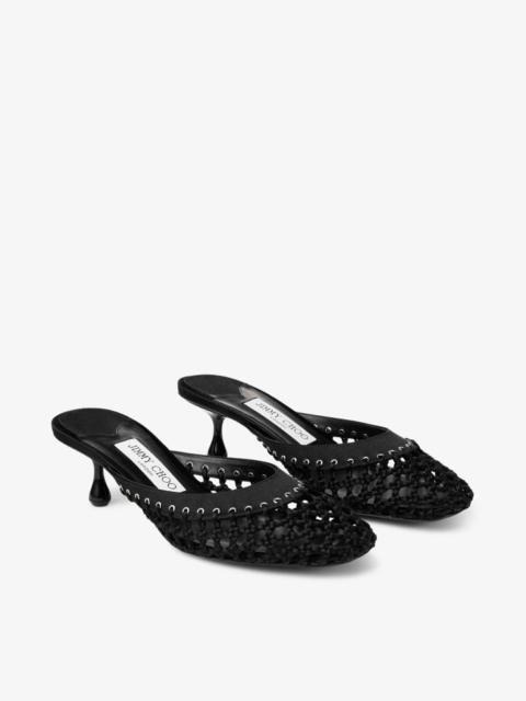 JIMMY CHOO Jimmy Choo Pixle Woven Mule 50