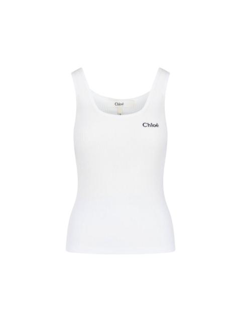 Chloé Logo Tank Top