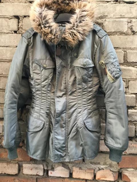 Comme Des Garçons Military olive hooded parka.Like Sacai or Miharayasuhiro
