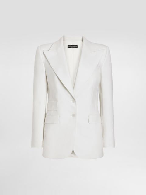 Dolce & Gabbana Single-breasted woolen Turlington blazer