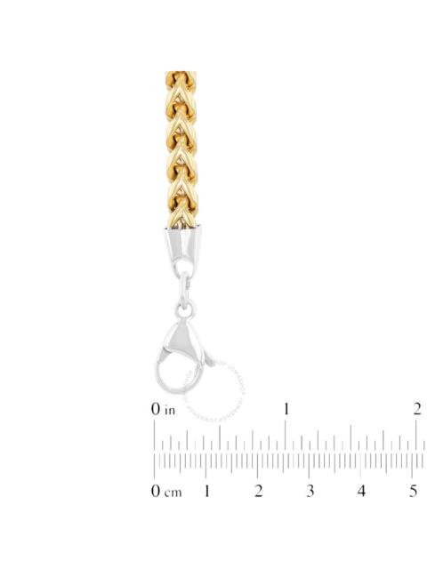 Robert Alton - Robert Alton Yellow Finish Stainless Steel Chain and Bracelet Set for Men