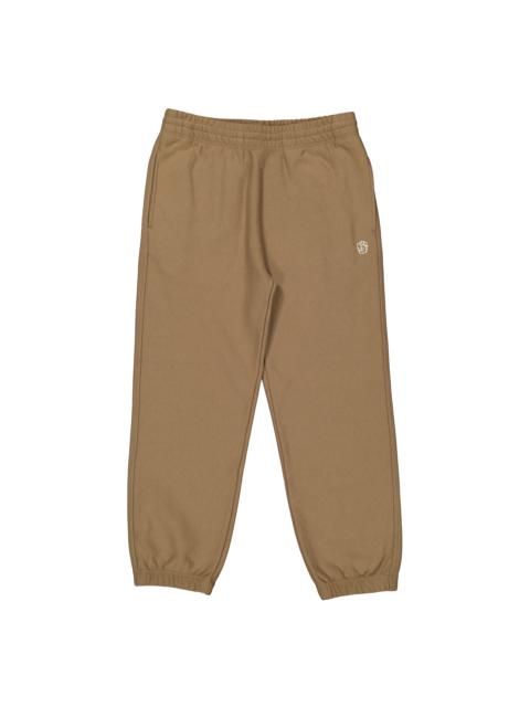 Burberry Burberry Logo Embroidered Cotton Track Pants