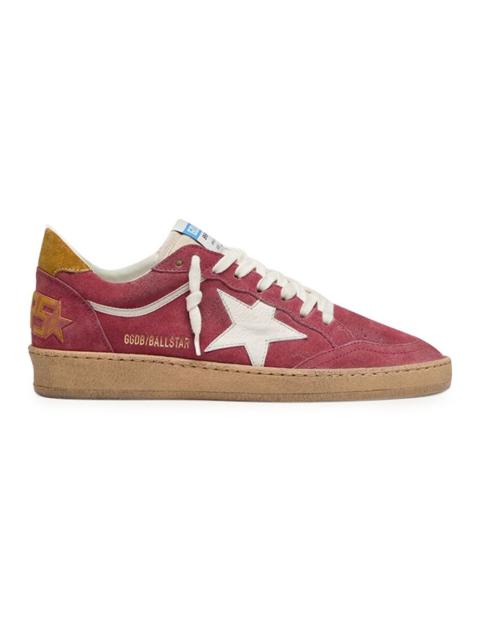 Golden Goose Ball Star star-print fabric sneakers