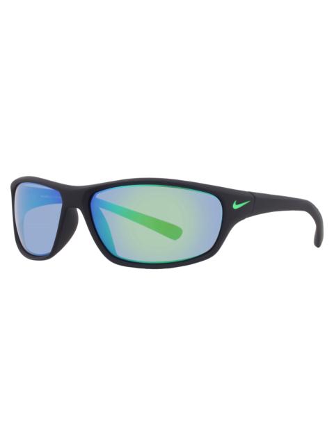 Nike Nike Grey Green Mirror Wrap Men's Sunglasses NIKE RABID MI EV1131 003 63