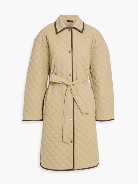 rag & bone Kelly belted quilted shell jacket