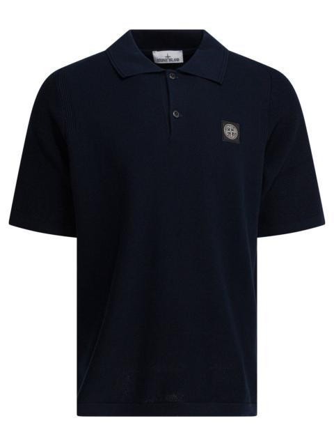 Stone Island Stone Island Men Polo Shirt Blue Cotton
