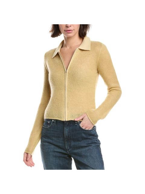 rag & bone rag & bone Leva Zip Wool & Mohair-Blend Polo Sweater