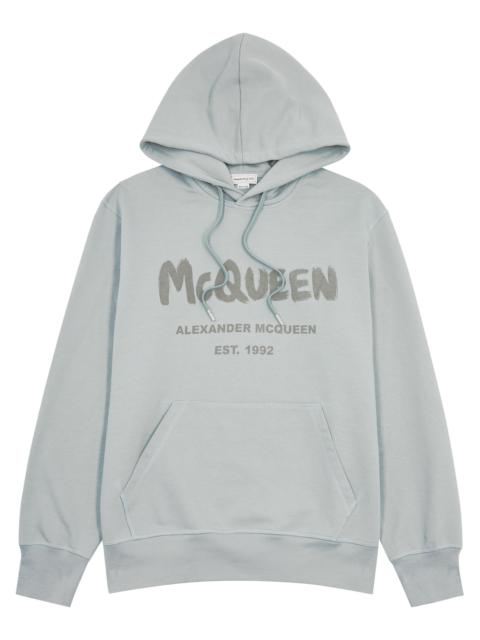Logo hooded cotton sweatshirt