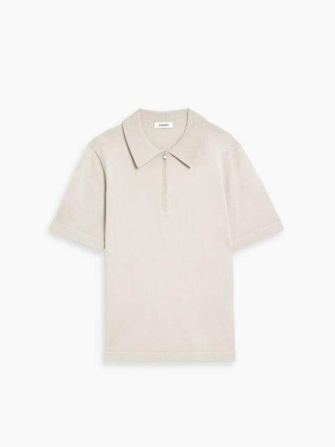 Sandro Knitted polo shirt