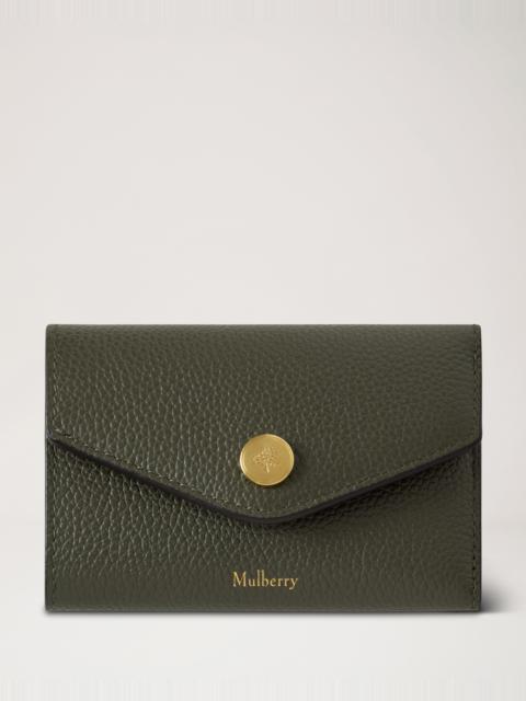 Mulberry Folded Multi-Card Wallet
Juniper Green Small Classic Grain