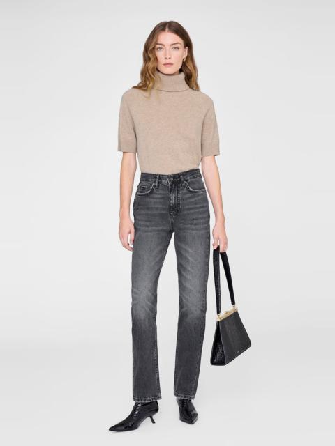 ANINE BING ANINE BING Jackson Turtleneck Sweater in Stone Melange at Nordstrom